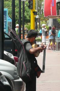 Street music in peru